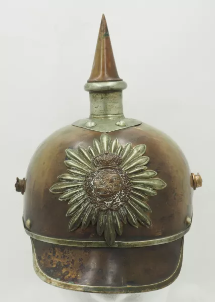 Saxon Carabinier Enlisted Pickelhaube Visuel 1 principal